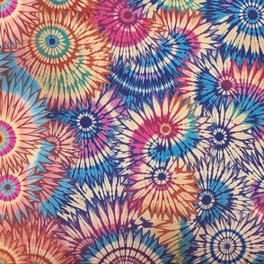 Colored spirals tie dye (3)