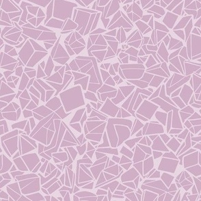 Orchid Blush Abstract Mosaic 