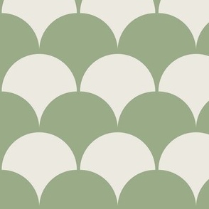 Scallop ~ Scales ~ Light Green