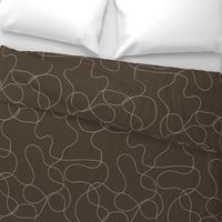 Abstract Line - Brown & Beige