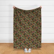 Busy Whimsy Kids Floral Gunmetal 14.67"