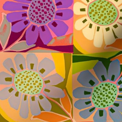 10*21*   COLORFUL FLOWERS WALLPAPER
