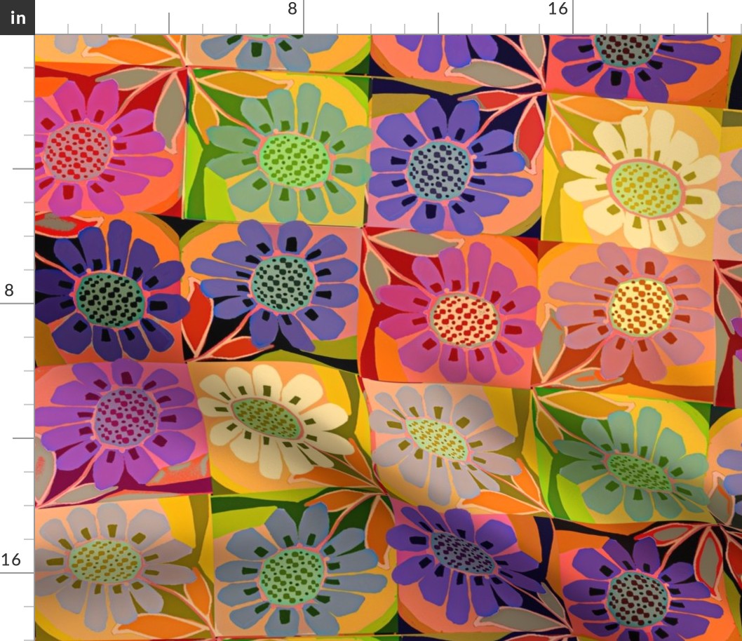 10*21*   COLORFUL FLOWERS WALLPAPER