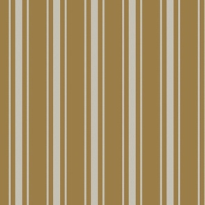 Beige on Tan French Provincial Mattress Ticking