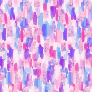 intangible pink purple blue watercolor abstract texture Medium scale