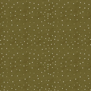 White dots on green with light texture