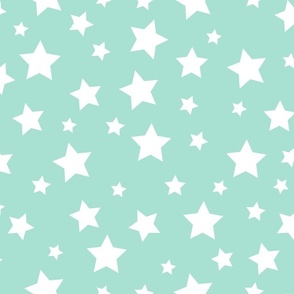 Stars on Mint - Large