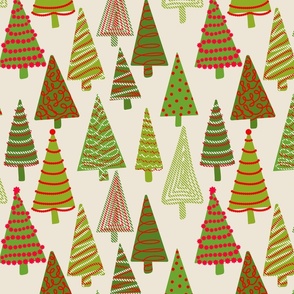Decorative Christmas trees medium 