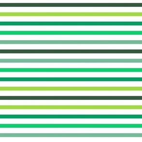 St Patrick’s Day green stripes 5x5