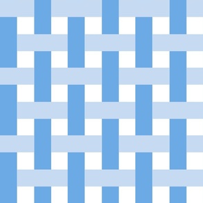 1.5” basketweave/blue and white/medium