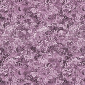 Orchid Blush Scrolly swirls 1 