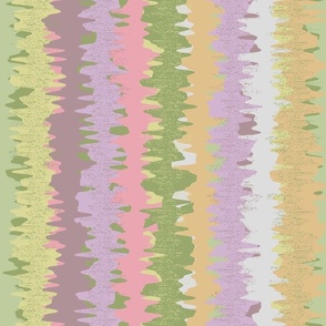 Whimsical Pastel Ripples Abstract Vertical Stripes in Soft Textured Tones 