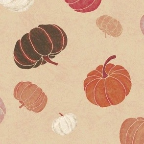 Fall Pumpkins - autumn pink