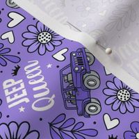 Large Scale Jeep Queen Floral in Purple