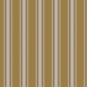 Fawn on Tan French Provincial Mattress Ticking