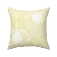  Chinese Lantern Plant Simple and Modern Neutral Textured  White and Butter Background 13.33"