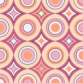 Circle Bling (24") - pink, orange, yellow (ST2023CB)