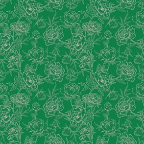Green peonies small scale 