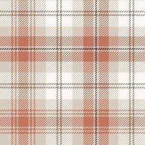 Tartan Plaid Flannel - Lake Life Collection (Light Pumpkin / Rust)