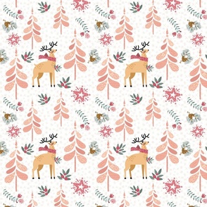 Woodland Deer | Pink-tacular Christmas Collection