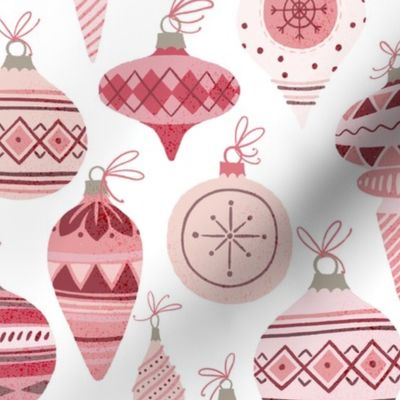 Baubles | Pink and Blush (Pink-tacular Christmas Collection)