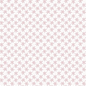 Snowflakes | Pink on White (Pink-tacular Christmas Collection)