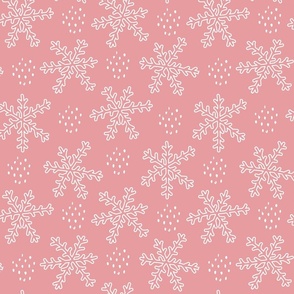 Snowflakes | Pink (Pink-tacular Christmas Collection)