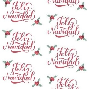 Feliz Navidad | Merry Christmas (Spanish, Español)  - Pink-tacular Christmas Collection