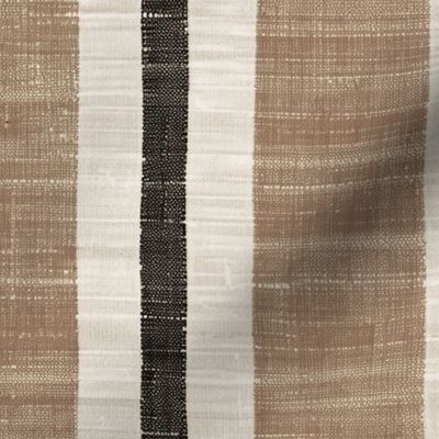 BURLAP STRIPE TAUPE