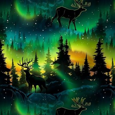 aurora borealis stag