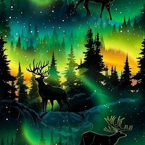 aurora borealis stag