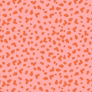 FUN SMALL SCALE MODERN ANIMAL SPOT IN PINK AND RED