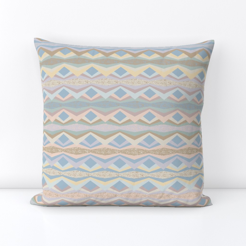 Abstract Chevron ZigZag Texture Neutral Pastel_138