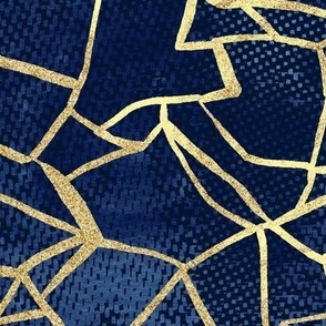 Large / Kintsugi Midnight Blue