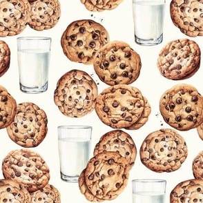 Christmas Milk and Cookies