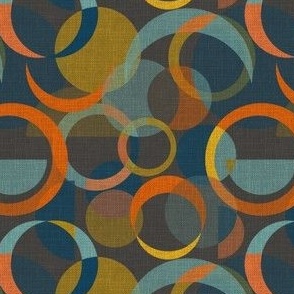 Mid Century Modern Circles - MEDIUM