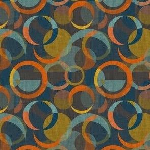 Mid Century Modern Circles - SMALL