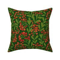 Ashberry Allover red-green large