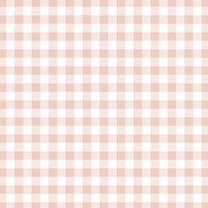 Baby Pink Gingham Plaid