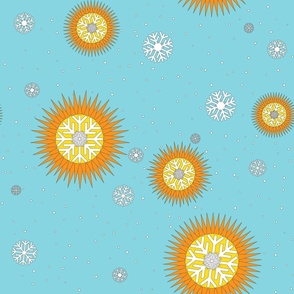 Sunshine Snowflake- Large Print