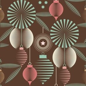 Anticipation / Christmas Eve / Geometric / Ornaments / Chocolate Mint / Small
