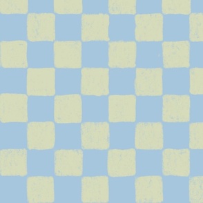 Chalky Checkerboard - Blue - Large Scale