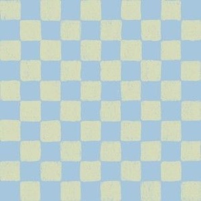 Chalky Checkerboard - Blue - Small Scale