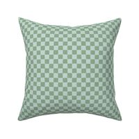 Chalky Checkerboard - Light Green - Small Scale