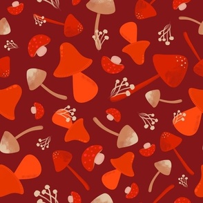 Mushroom scatter Red / Orange