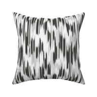 Kiersten Ikat Black on White 