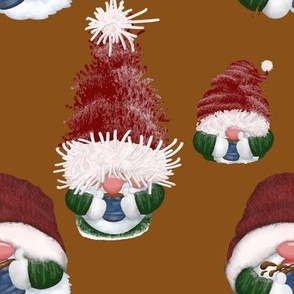 Gnomes with Cocoa on Chestnut