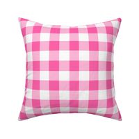 Bubble Gum Pink Gingham, Gingham Fabric, Nursery Fabric, Baby Fabric, Baby Quilt, Baby Apparel, Quilting, Check, Valentines Day, Valentine