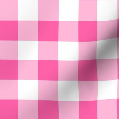 Bubble Gum Pink Gingham, Gingham Fabric, Nursery Fabric, Baby Fabric, Baby Quilt, Baby Apparel, Quilting, Check, Valentines Day, Valentine