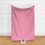 Bright Pink Gingham, Gingham Fabric, Nursery Fabric, Baby Fabric, Baby Quilt, Baby Apparel, Quilting, Check, Valentines Day, Valentine